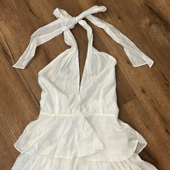 Vestique White Tiered Romper - Picture 6 of 8